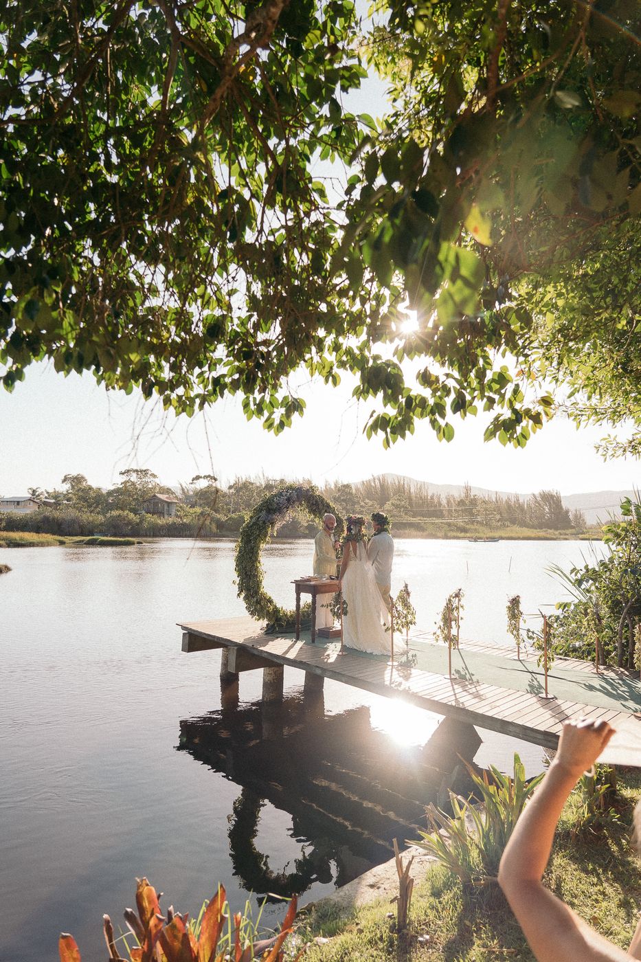 Casamento à beira do lago, Florianópolis